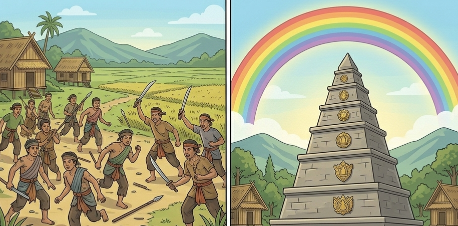 KU'BUR PITUS SUSUN DI TANDE (KUBURAN TUJUH LAPIS DI TANDE)