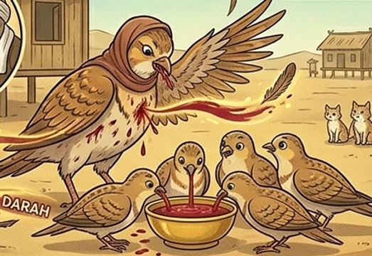 INDO MANU' DI PADANG PASIR (INDUK AYAM BERSARANG DI PADANG PASIR)